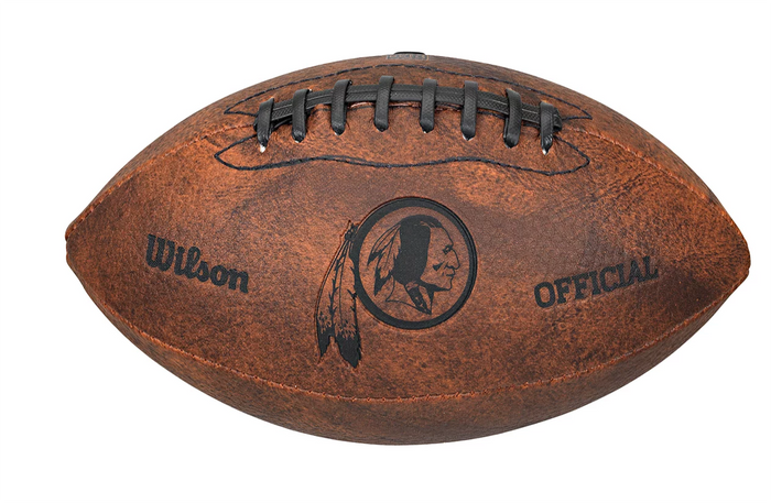 Washington Redskins 9" Throwback Football Vintage logo
