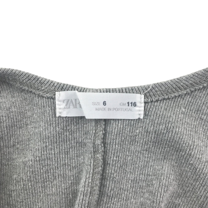 Zara 5-6 years grey jersey martial jumpsuit