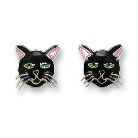 Zarlite by Zarah Co - Black Cat Earrings 2914Z1