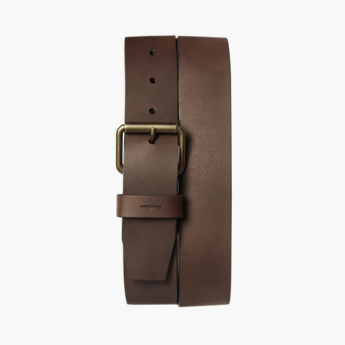 1 1/2" Rambler Leather Belt - Dark Brown