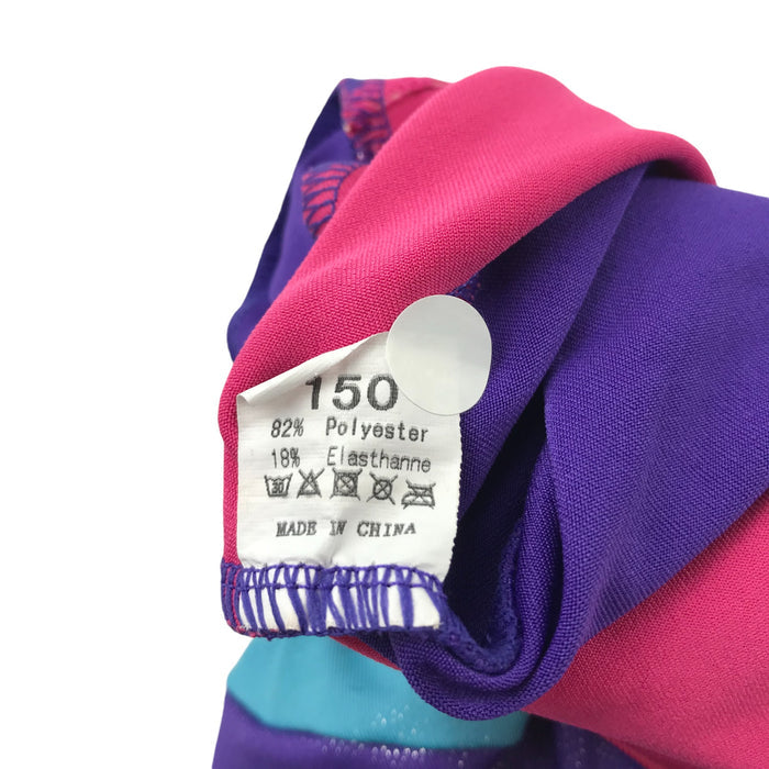 11-12 years leotard purple pink long sleeve leotard