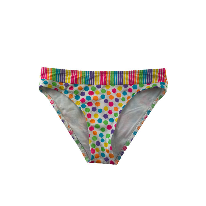 11-12 years multi-colour polka dot 2-piece bikini swimsuit