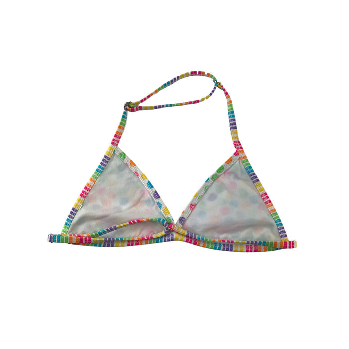 11-12 years multi-colour polka dot 2-piece bikini swimsuit
