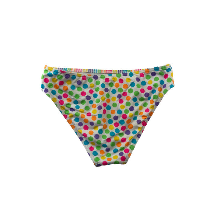 11-12 years multi-colour polka dot 2-piece bikini swimsuit