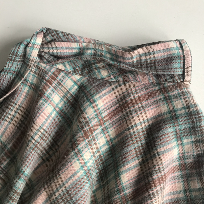 6-7 years tartan pattern skirt