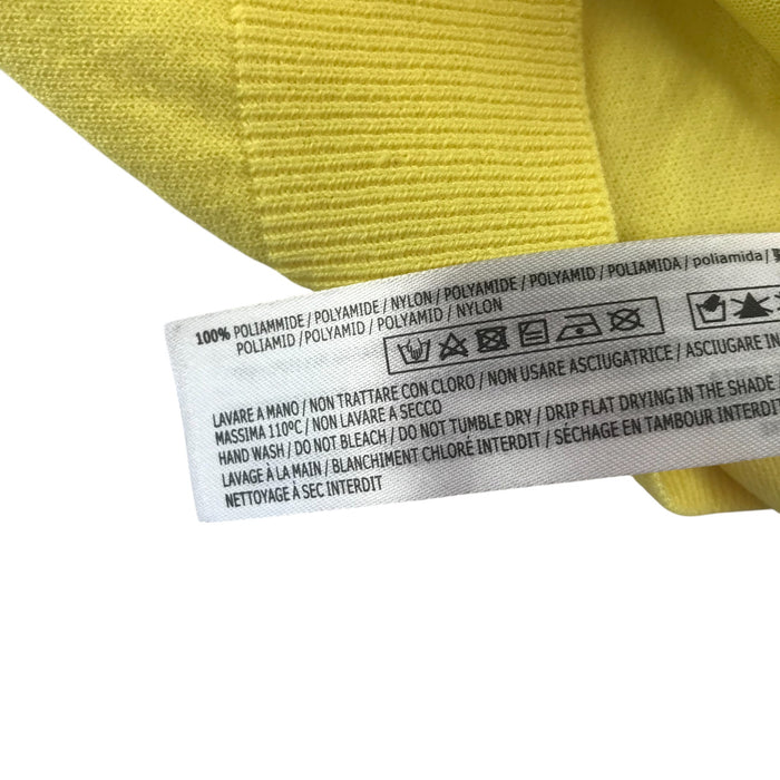 7-8 years yellow sequin twinset cardigan