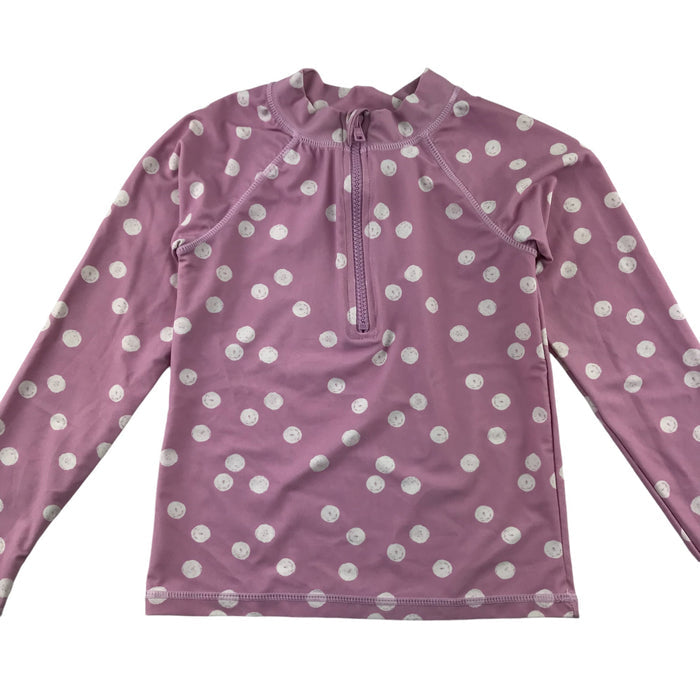 7-9 years pink polka dot swimwear
