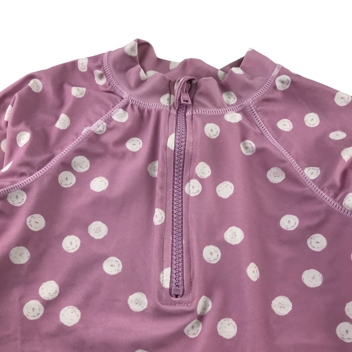 7-9 years pink polka dot swimwear