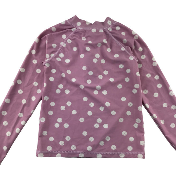 7-9 years pink polka dot swimwear
