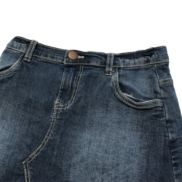 9-10 years blue denim skirt
