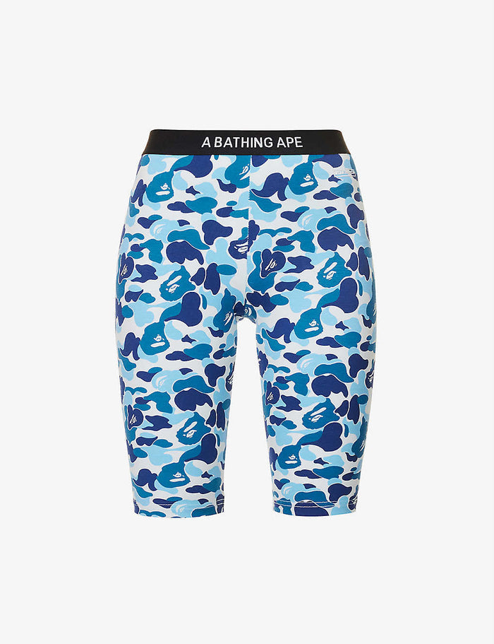 A BATHING APE ABC Blue Camo Shorts