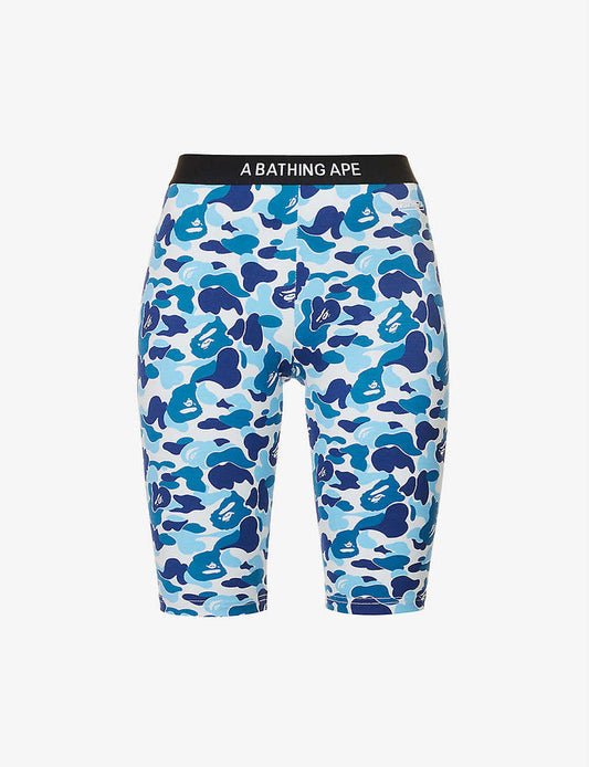 A BATHING APE ABC Blue Camo Shorts