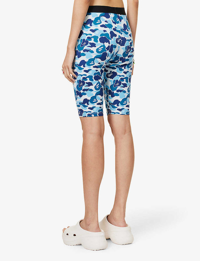 A BATHING APE ABC Blue Camo Shorts