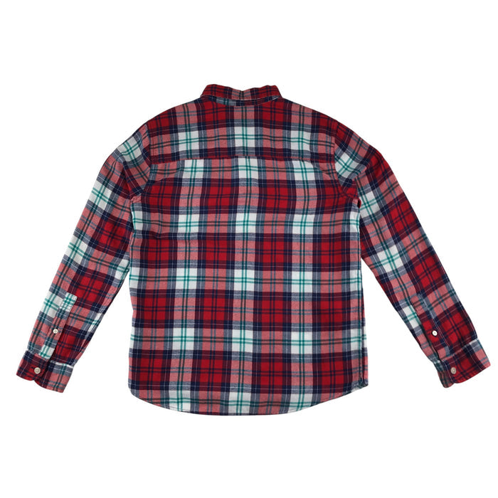Abercrombie & Fitch shirt 13-14 years red checked buttoned cotton shirt