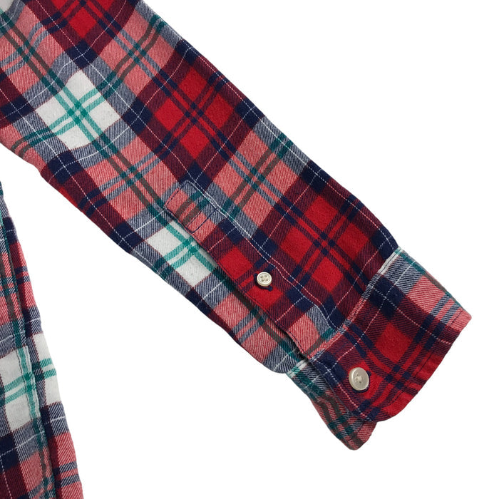 Abercrombie & Fitch shirt 13-14 years red checked buttoned cotton shirt