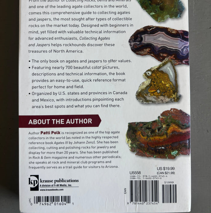 Agate and Jaspers of North America Paperback Book