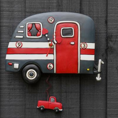 Allen Designs - Camper Van Swing Pendulum Car Truck Wall Clock P2150