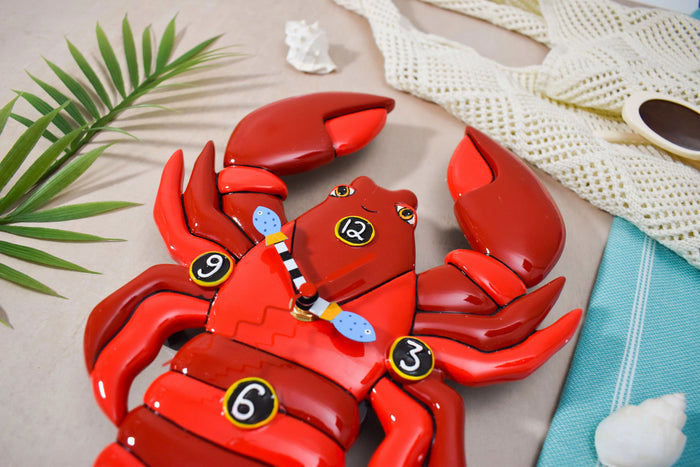 Allen Designs - DaPinci Lobster Seafood Wall Clock 6015368