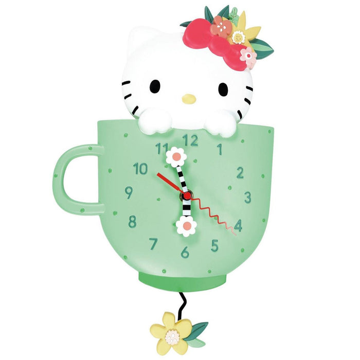 Allen Designs - Sanrio Hello Kitty Swing Pendulum Wall Clock 6015809
