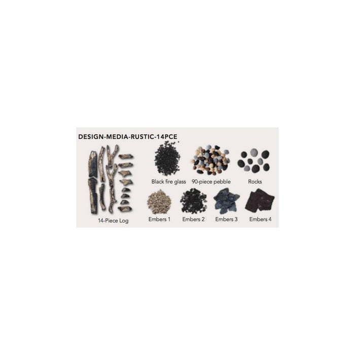 14 Piece Log set with deluxe media