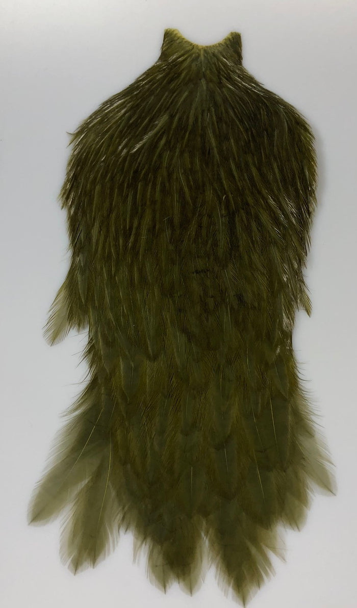 White dyed Dark Olive