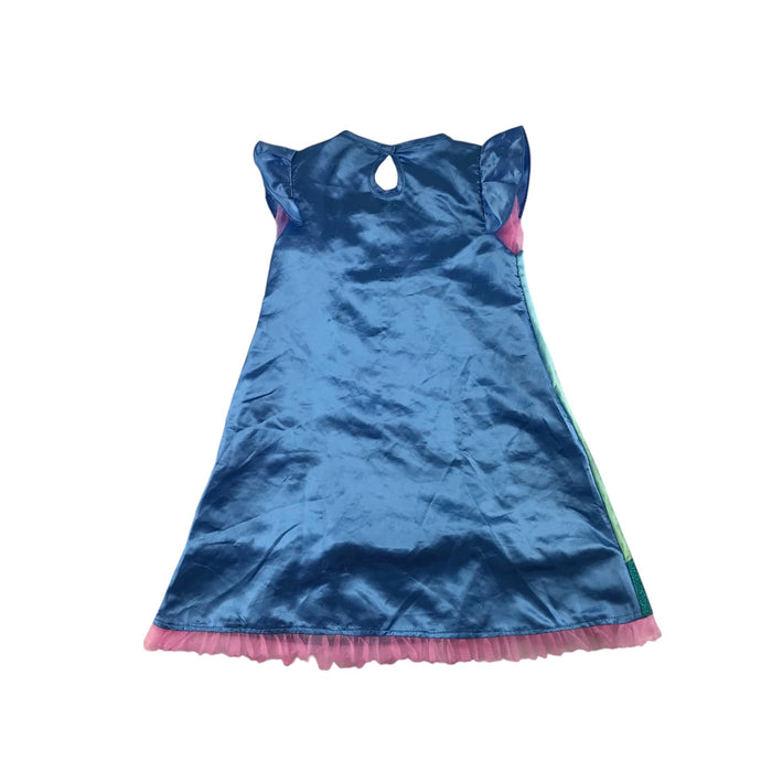 Amscan 4-6 years blue pink Trolls movie Poppy dress costume