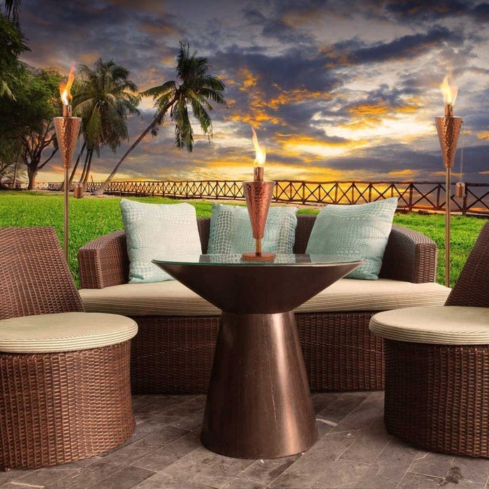 Anywhere Fireplace 10.5-Inch and 65-Inch Tall Torches in Patio