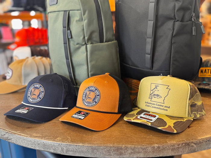 AR Game and Fish Trucker Hat | Caramel