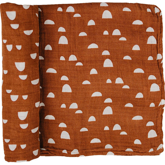Arches Muslin Swaddle Blanket Freshly Picked + Mebie Baby