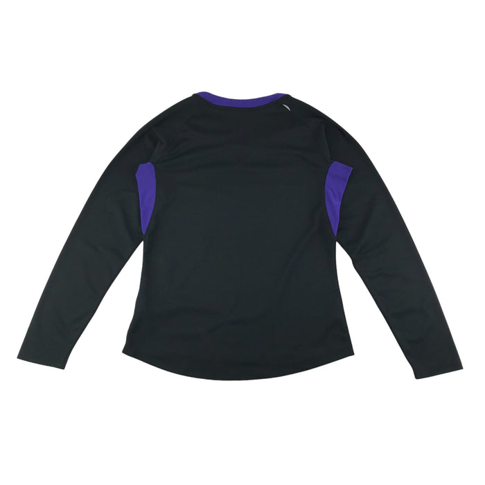 ASICS women's M black purple long sleeve running top