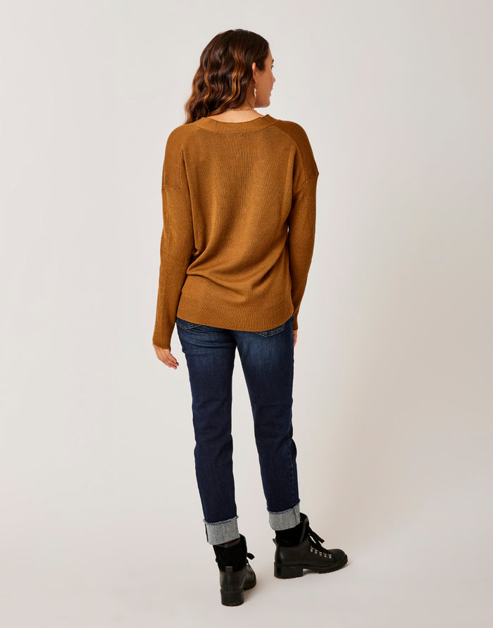 Aurora Sweater: Cocoa - FINAL SALE