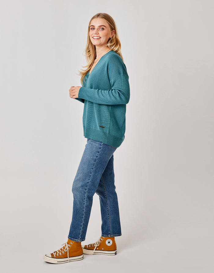 Aurora Sweater: Hydro - FINAL SALE