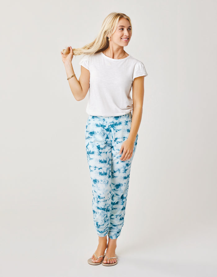 Avery Beach Pant: Hydro Tie Dye - FINAL SALE