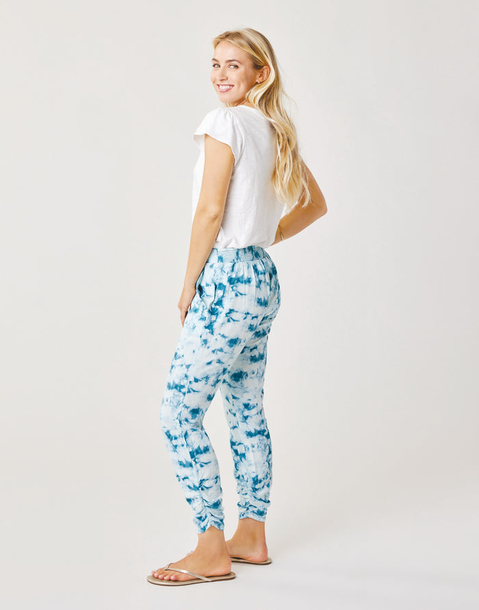 Avery Beach Pant: Hydro Tie Dye - FINAL SALE