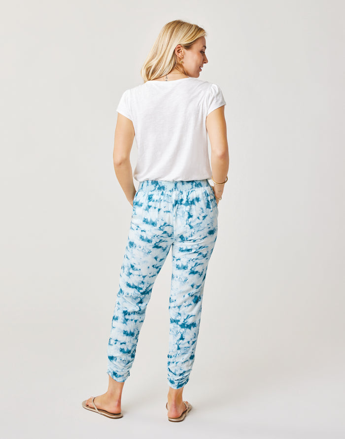 Avery Beach Pant: Hydro Tie Dye - FINAL SALE