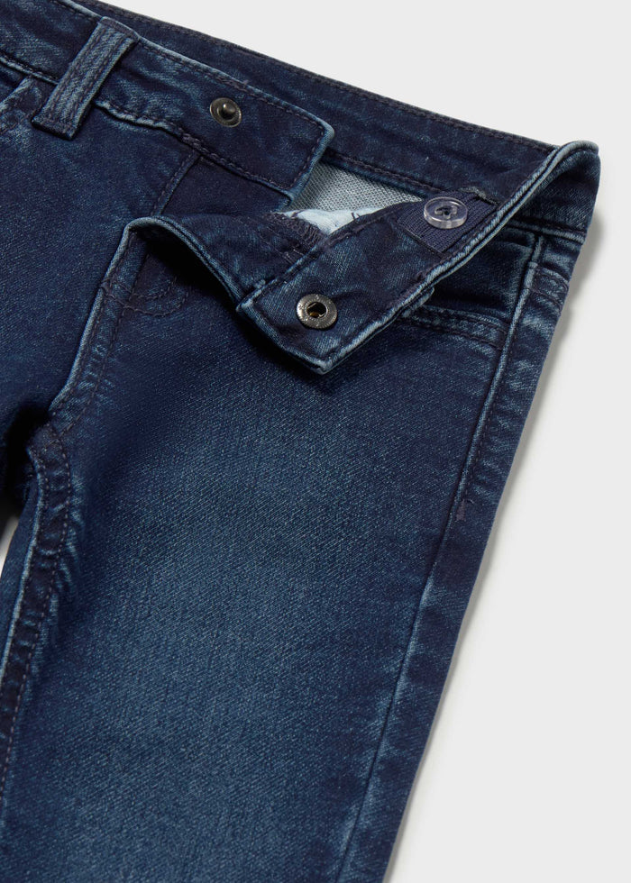 Mayoral baby boy dark denim stretch jeans, photo 4