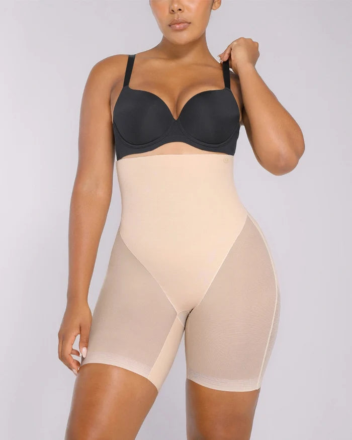 BOOT-YEAH™ MeshSmooth™ High-Waisted Mid Thigh Short