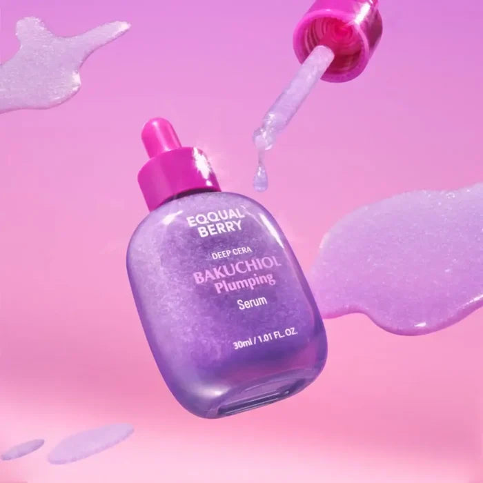 Bakuchiol Plumping Serum 30ml - and Ampoule Eqqualberry Face Serums