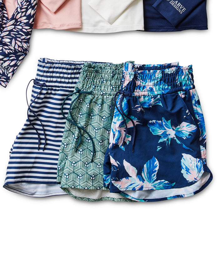 Bali Short: Navy Stripe - FINAL SALE