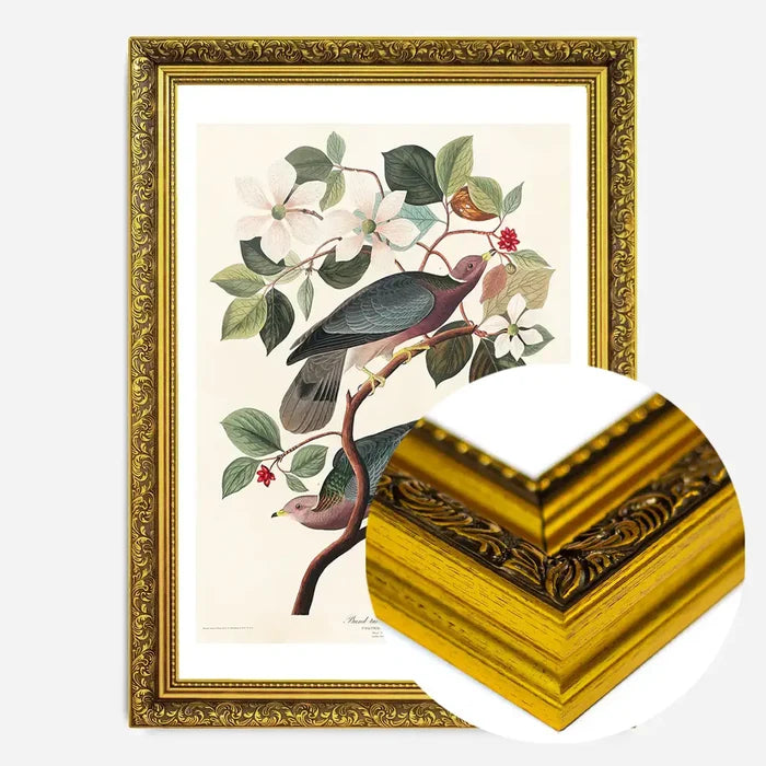 21x30cm | 8¼ x 11¾in / Gold Ornate Frame