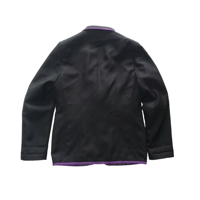 Bannerman High girls 14-15 yrs black purple trim school blazer