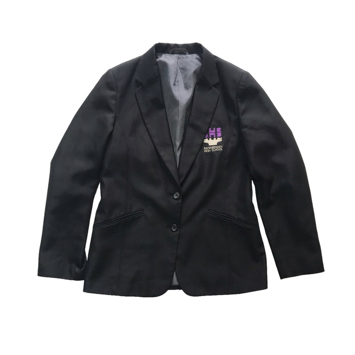 Bannerman High girls black school blazer
