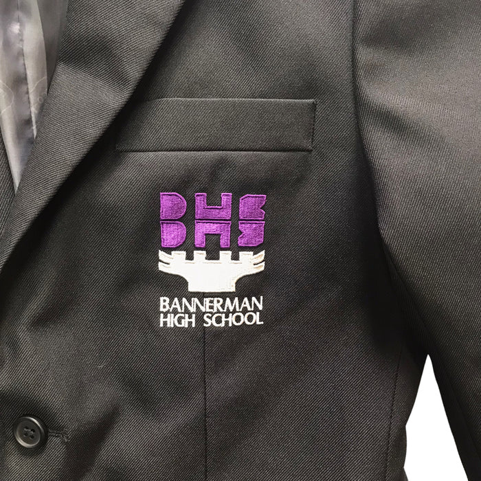 Bannerman High girls black school blazer