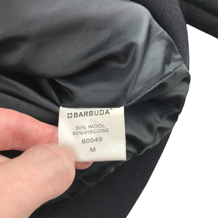 Barbuda coat 12-15 years black high collar wool-mix