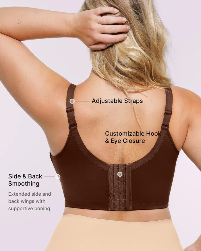 Smooth back design offering a comfortable and secure fit