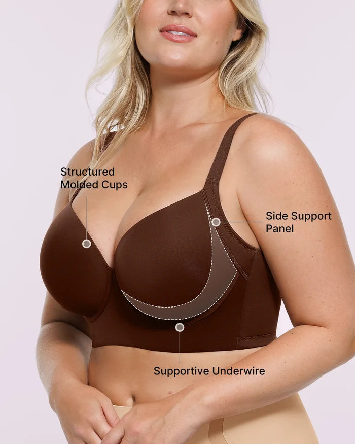 Bare Essentials™ AirSlim® Back Smoothing Underwire Push-Up Bra
