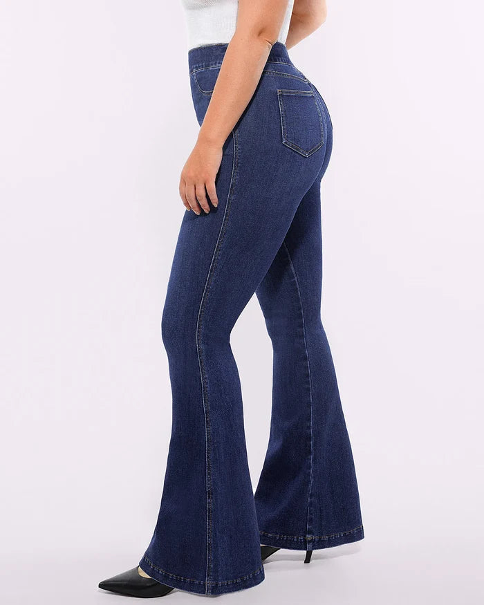 Bare Essentials™ AirSlim® High-Waisted Padded Hip Flare Jeans
