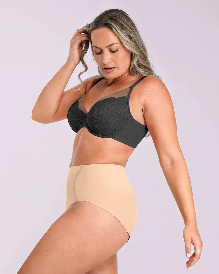 Bare Essentials™ AirSlim® Unlined Lace Underwired Uplift Bra
