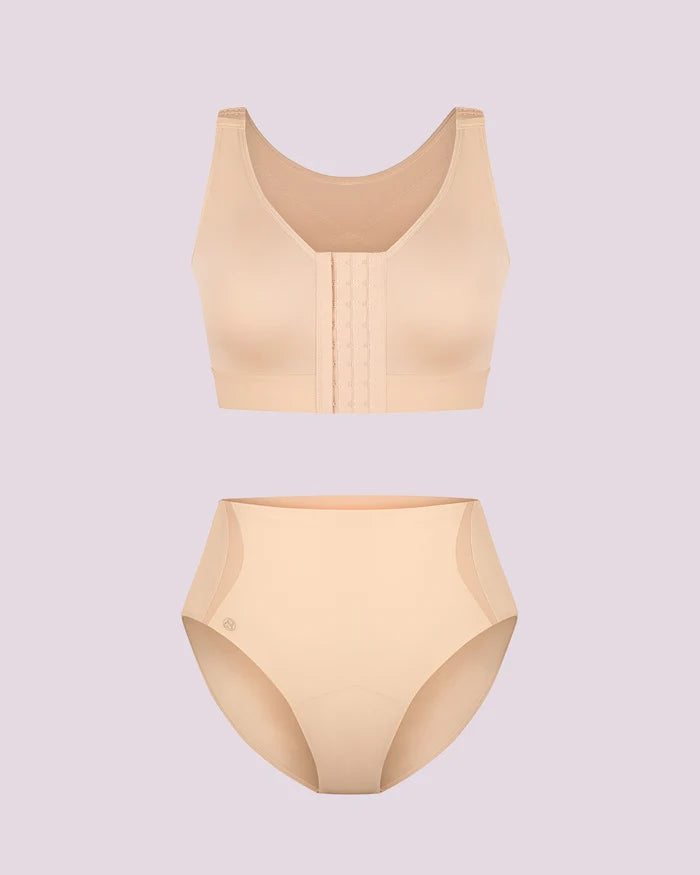 Bare Essentials™ AirSlim® Unlined Wireless Back Support Bra + Brief