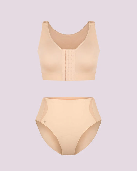Bare Essentials™ AirSlim® Unlined Wireless Back Support Bra + Brief